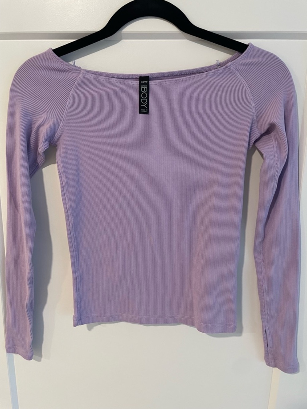 BODY Lilac Ribbed Tube Top - Stretchy Knit